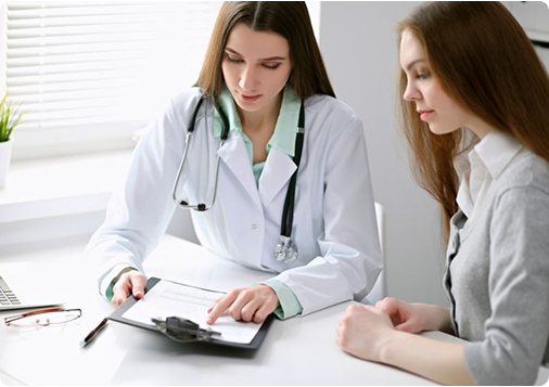 Healthcare professionals discussing practice billing and administrative support